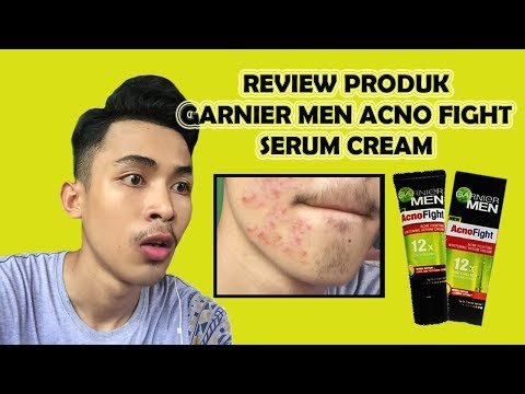 LANGSUNG PUTIH!!!! JERAWAT HILANG!!!! Review Garnier Men Acno Fight Cream. 