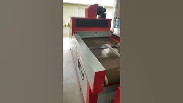 Automatic Flat Screen Printing Machine For Paper Sheet with UV Drying machine on one line