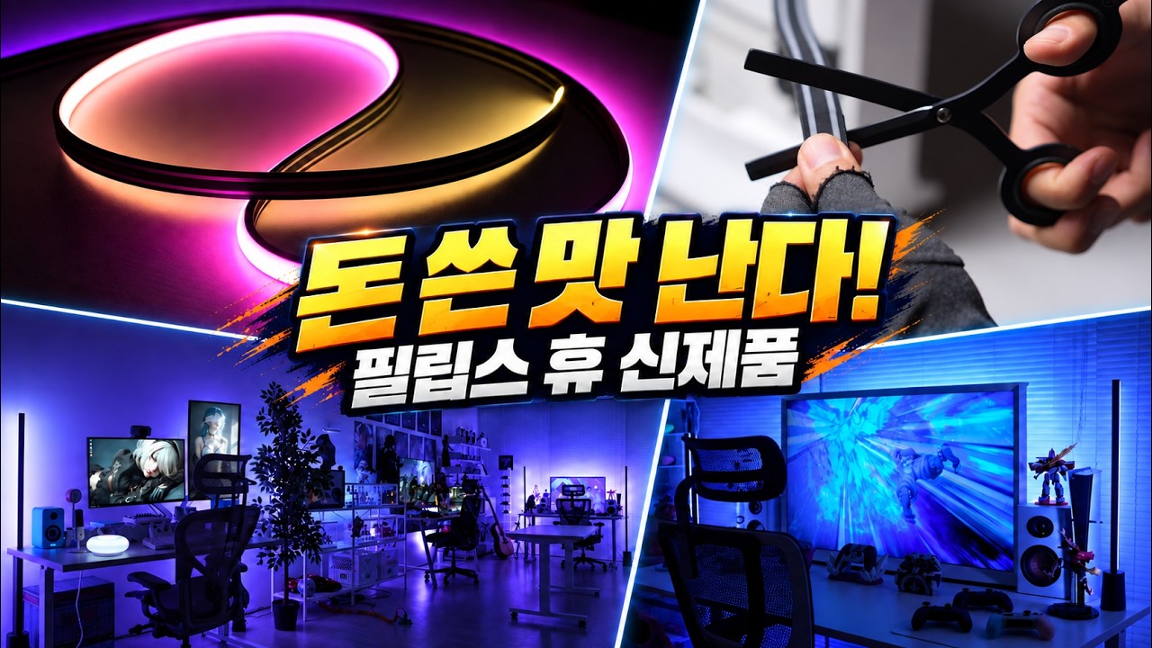 [구독자 이벤트] 방 분위기 바꾸고 싶다면 이거부터 해보세요｜필립스 휴 신제품