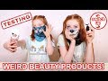 Trying Mystery WEIRD Amazon Products * Switch Up Challenge | Sis vs Sis | Ruby and Raylee