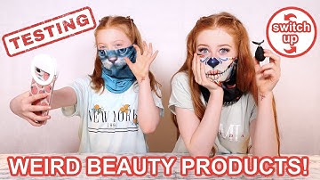 Trying Mystery WEIRD Amazon Products * Switch Up Challenge | Sis vs Sis | Ruby and Raylee