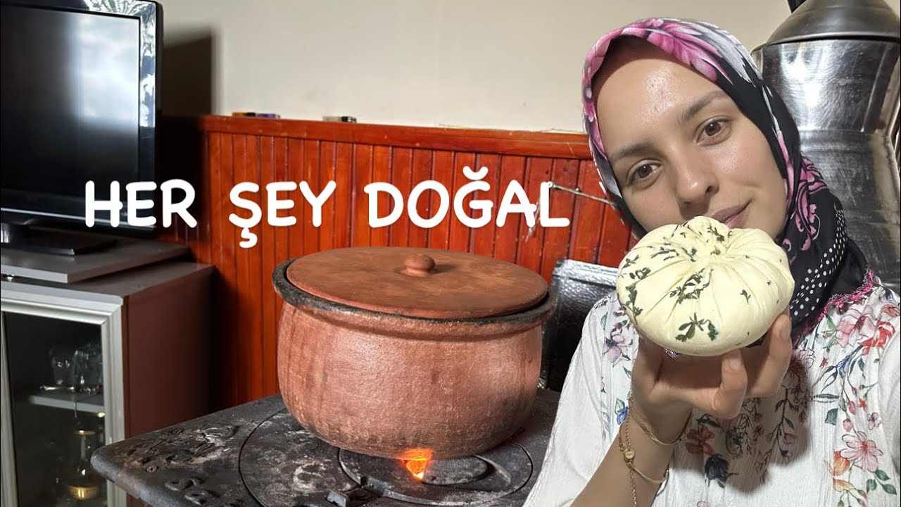 KÖYDE TEK GENÇ KIZIN YEMEKLERİ🌿KEKİKLİ PEYNİR 🧀 🌿 KUZU ETİNDEN GÜVEÇ