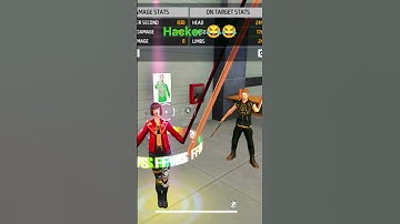 free fire hacker funny video 😂😂 #freefire #hack #shorts