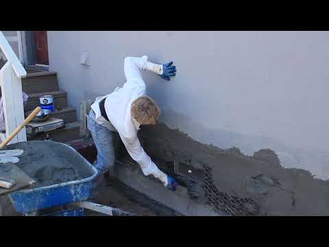 Stucco walls with