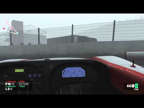 Project Cars PC amazing weather progression at Spa in Jag prototype.