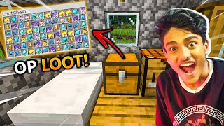 MINECRAFT, But normal chest open and OP LOOT || SANJIB SARKAR GAMING