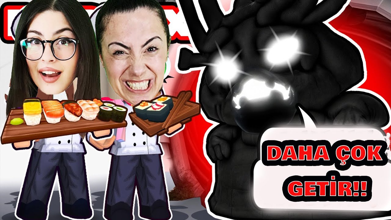 KORKUNÇ SUSHI'DEN KAÇIYORUZ! | ROBLOX ESCAPE SCARY SUSHI | LALGAMES
