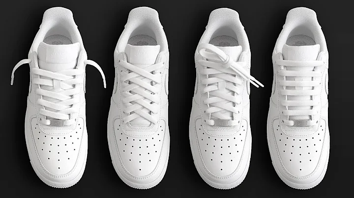 4 WAYS TO LACE NIKE AIR FORCE 1 | NIKE AIR FORCE 1 LACING STYLES