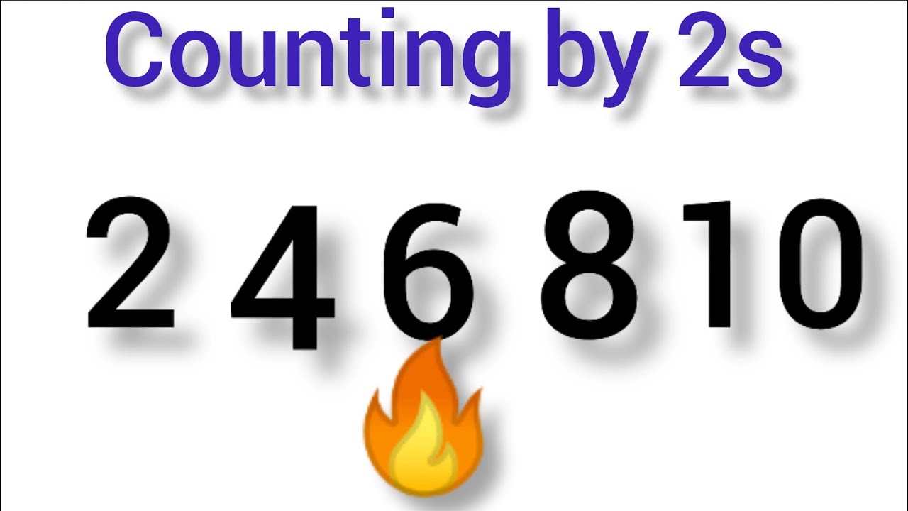 numbers counting by 2s |246810 numbers |counting 12345 for