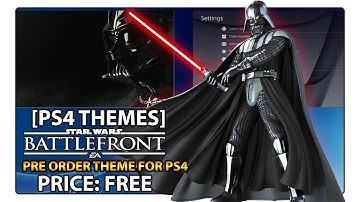 [PS4 THEME] Star Wars Battlefront Darth Vader Theme