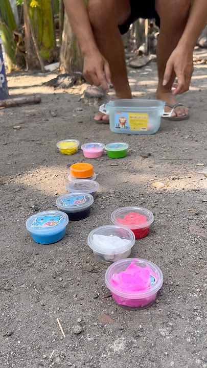 Surprising Clay Toy Found in the Yard! #shorts