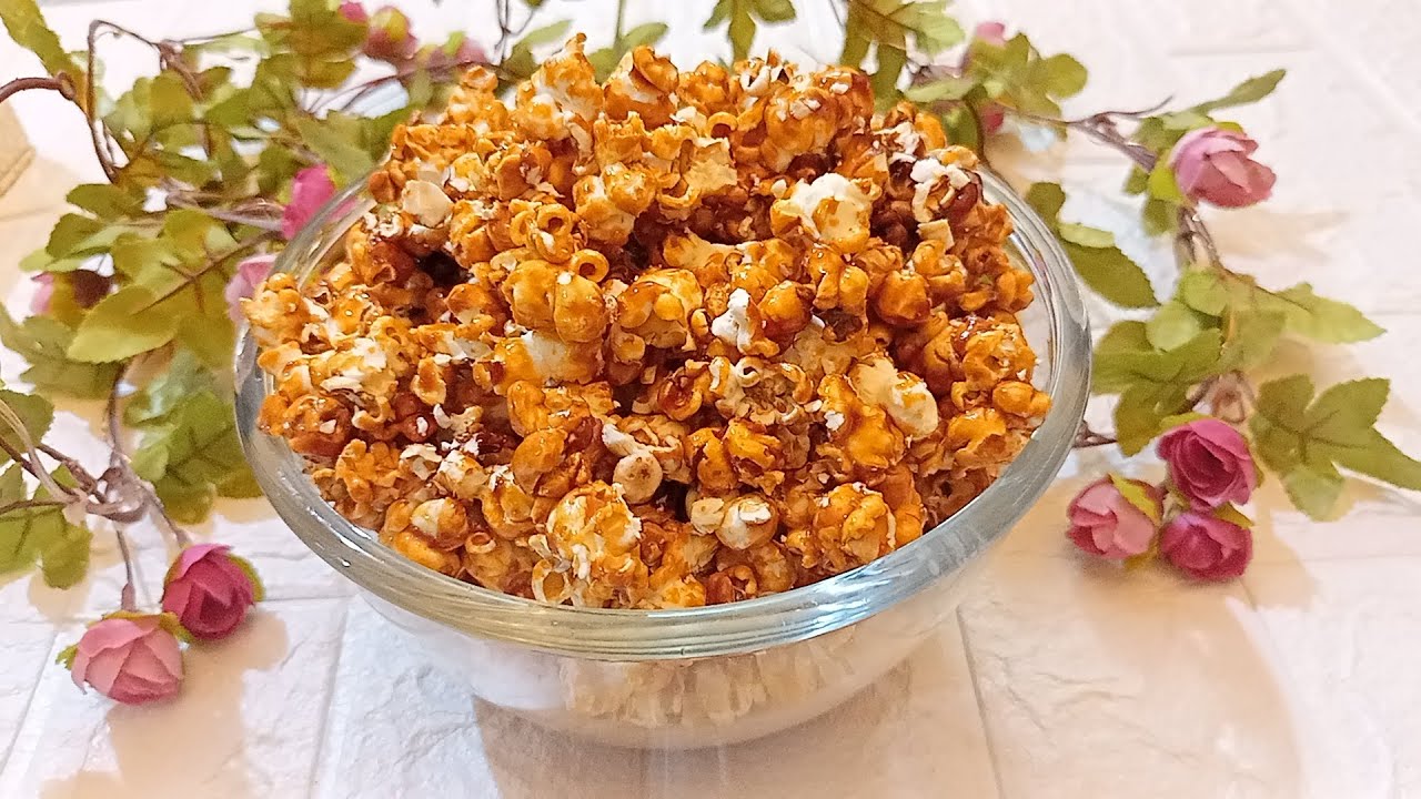 How To Make Caramel Popcorns Caramel Popcorn Recipe ! YouTube