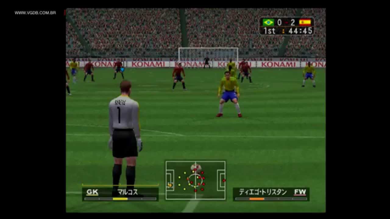 World Soccer Winning Eleven 7 Sony Playstation 2 Vgdb Youtube