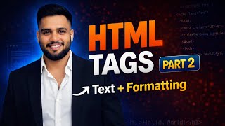 HTML Text Formatting Tags | Bold, Italic, Underline | Part 2 | Full Stack Series