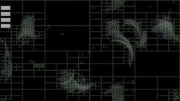 Boids algorithm with collision grid. [ C++ / collision based on QuadTree ]