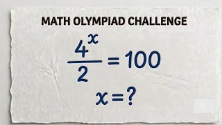 Very Nice Olympiad Math Exponential Algebraic Problem | Find the value of x =  Guide