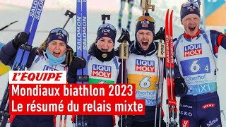 Mondiaux biathlon 2023 - La France 3e du relais mixte, la Norvège sacrée championne du monde