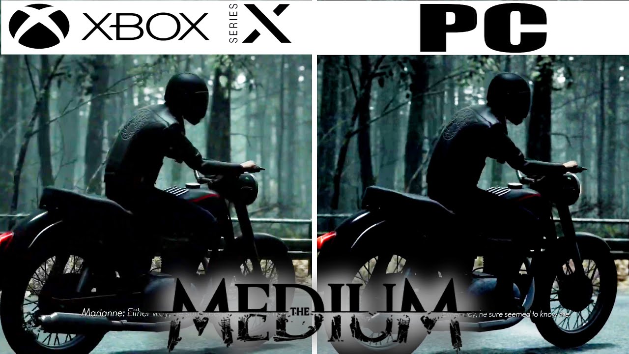 The Medium Xbox Series X VS PC Graphics Comparison Gameplay HD