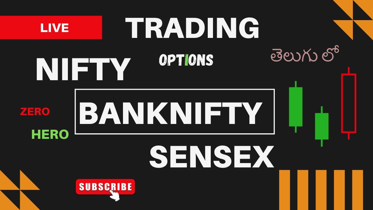 🔴 LIVE TRADING NIFTY BANKNIFTY and SENSEX OPTIONS TRADING