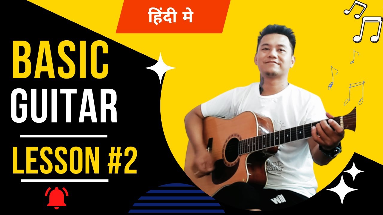 Basic Guitar Lesson For Beginners 2nd ( D, Bm, G, A 2nd Guitar Root