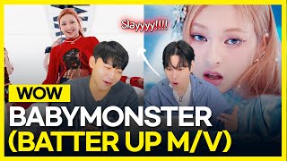 BABYMONSTER - 'BATTER UP' M/V [KOREAN REACTION] !! 😱😭