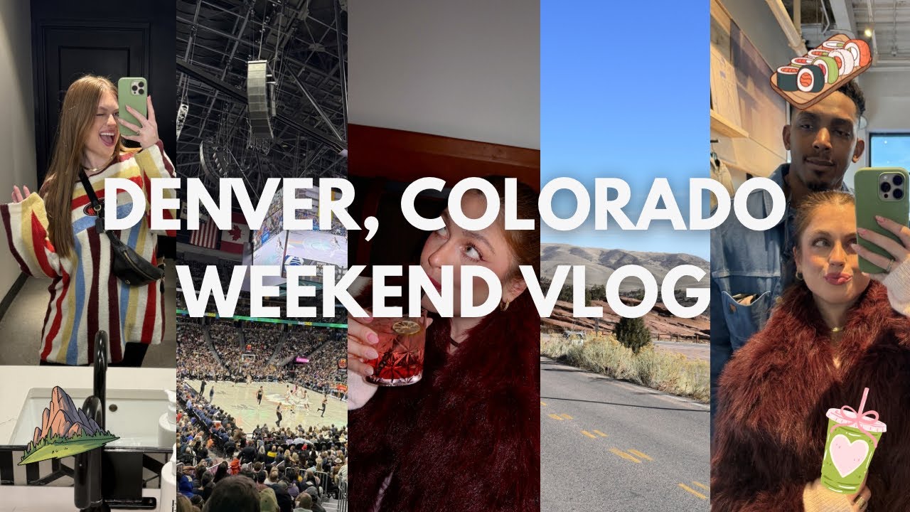 Denver, Colorado Travel Vlog | surprising my boyfriend with a 30th birthday trip 🌄🩷