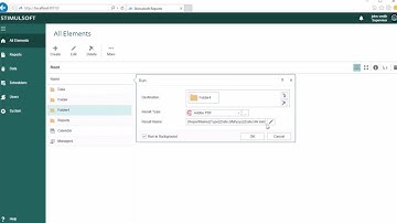 BI Tool: Running Report Without Preview in Stimulsoft Server - [Shot on version 2016.1]
