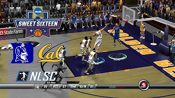 College Hoops 2K8 Tournament - Sweet 16 - Duke (SluggySports) vs Cal (KingJMase)