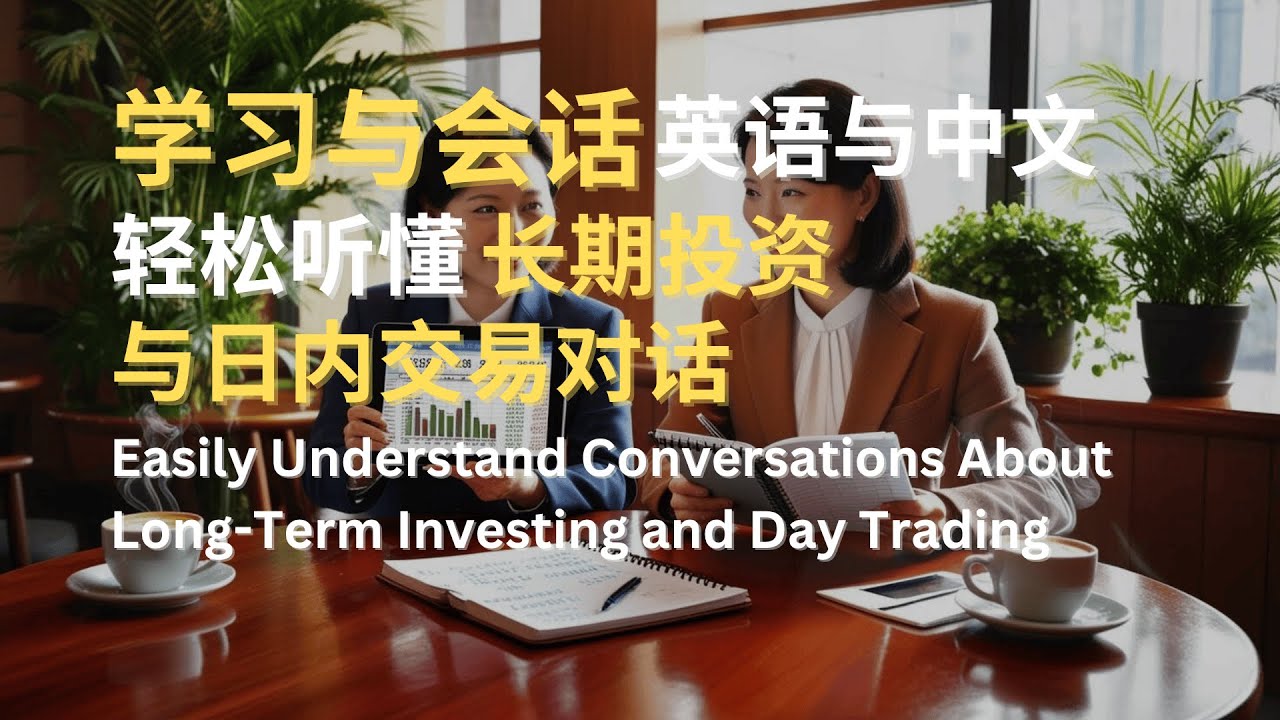 学习与会话 | 英语与中文 | 轻松听懂长期投资与日内交易对话 | Understand Conversations About Long-Term  Investing and Day Trading