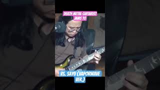 Death Metal Guitarist JAMS - VS. SAYU (No Straight Roads) #guitar  #nostraightroads #videogameost