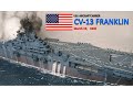 USS Franklin(CV 13)　1945　1／700 アメリカ海軍航空母艦　フランクリン