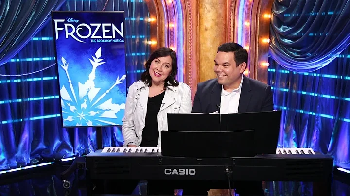FROZEN songwriters Kristen Anderson-Lopez and Robe...
