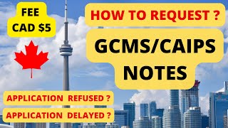 HOW TO APPLY CAIPS / GCMS NOTES ONLINE | STUDENT VISA REFUSAL | VISITOR VISA REFUSAL | Fee 5$ only screenshot 3