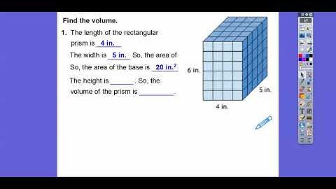 Volume of a Rectangular Prism - Lesson 11.9
