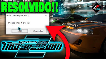"PLEASE INSERT DISC 2" | NEED FOR SPEED UNDERGROUND 2 (RESOLVIDO) RÁPIDO E FÁCIL!! 2025