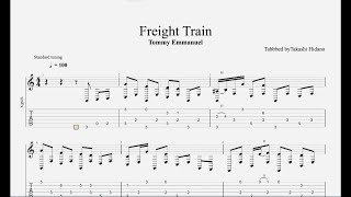 Freight Train TAB PDF - Tommy Emmanuel Cover  Guitar Pro Tab