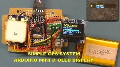 Scullcom Hobby Electronics #14 - GPS System with Arduino Mini & OLED Display