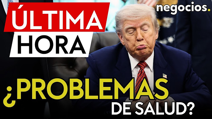 ÚLTIMA HORA | Preocupación por la salud de Trump: médicos detectan problema circulatorio