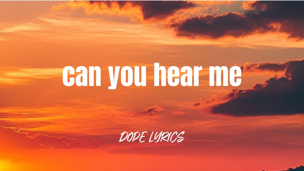 skinnyfeelings - Can You Hear Me (Lyrics)