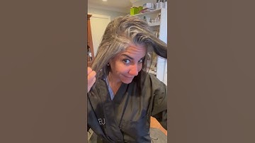 Gray hair blending, Color Correction