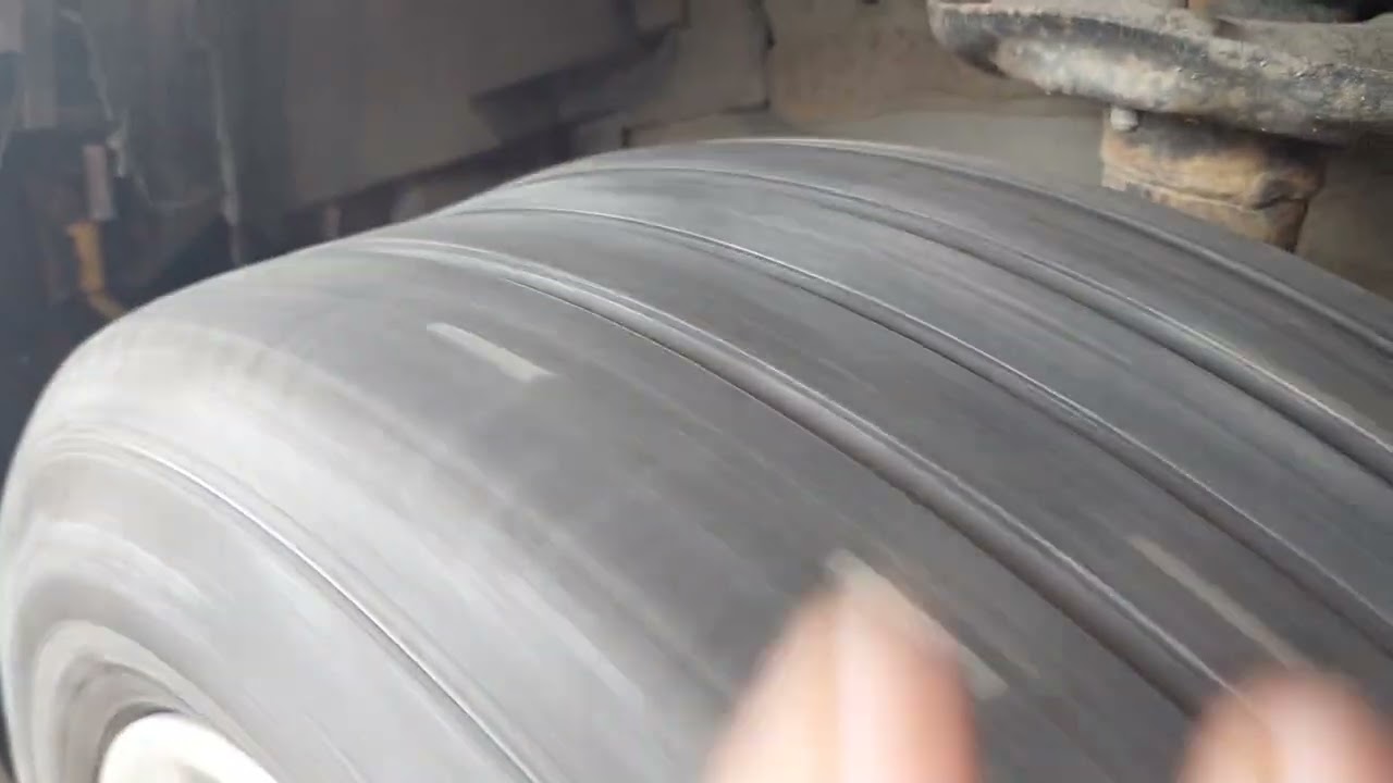 Continental tire deformation.