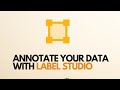 Annotate text image audio time series data using label studio  annotation tool  ml  dl