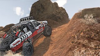What vehicles can climb to the top of the hill in BeamNG Drive