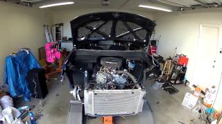 Davids Scion XB V-8 Conversion Part 20 - Engine Detailed and firewall.