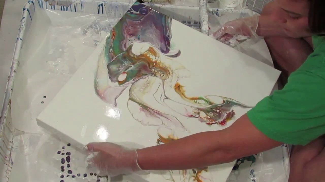 Заливка акрилом картины своими руками