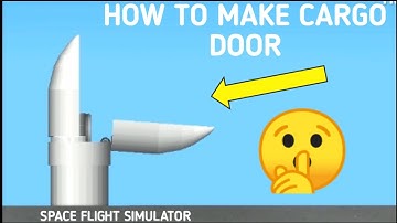 Space Filght Simulator_How To Build Cargo Door | DARK