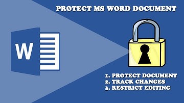 How To Protect Document In Ms Word | How To Insert Password In Ms Word Document Urdu/Hindi