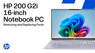 Removing & replacing parts | HP 200 G2i 16-inch Notebook PC | HP computer service