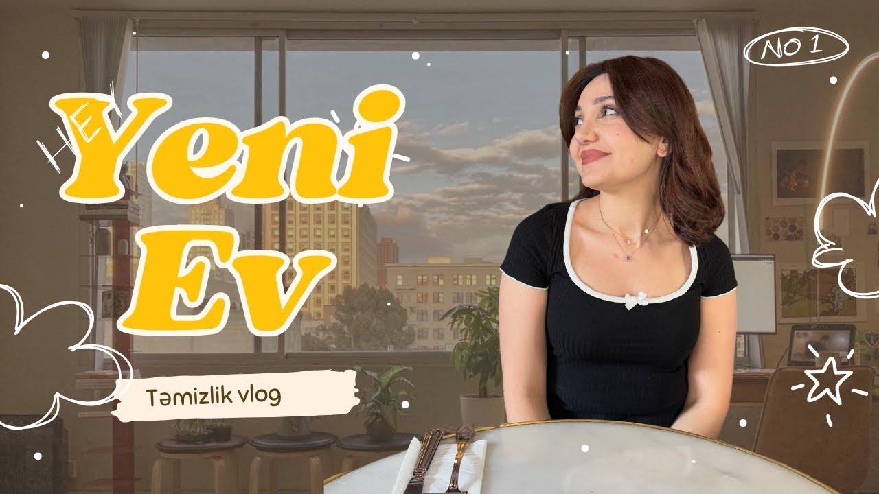 Yeni evə köçdük🏡 İlk yemək 🥣 Təmizlik vlog