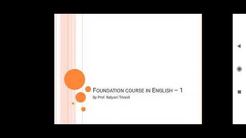 B.Com Sem-1, English, Lecture-6, by Prof. Kalyani Trivedi